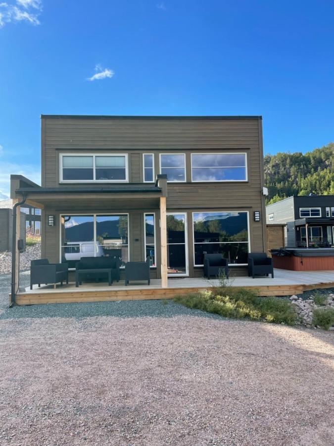 Exclusive Funkis Cabin, Lake View, Rooftop Terrace, Jacuzzi, Sauna, Close To Golf And Alpine Vradal Bagian luar foto